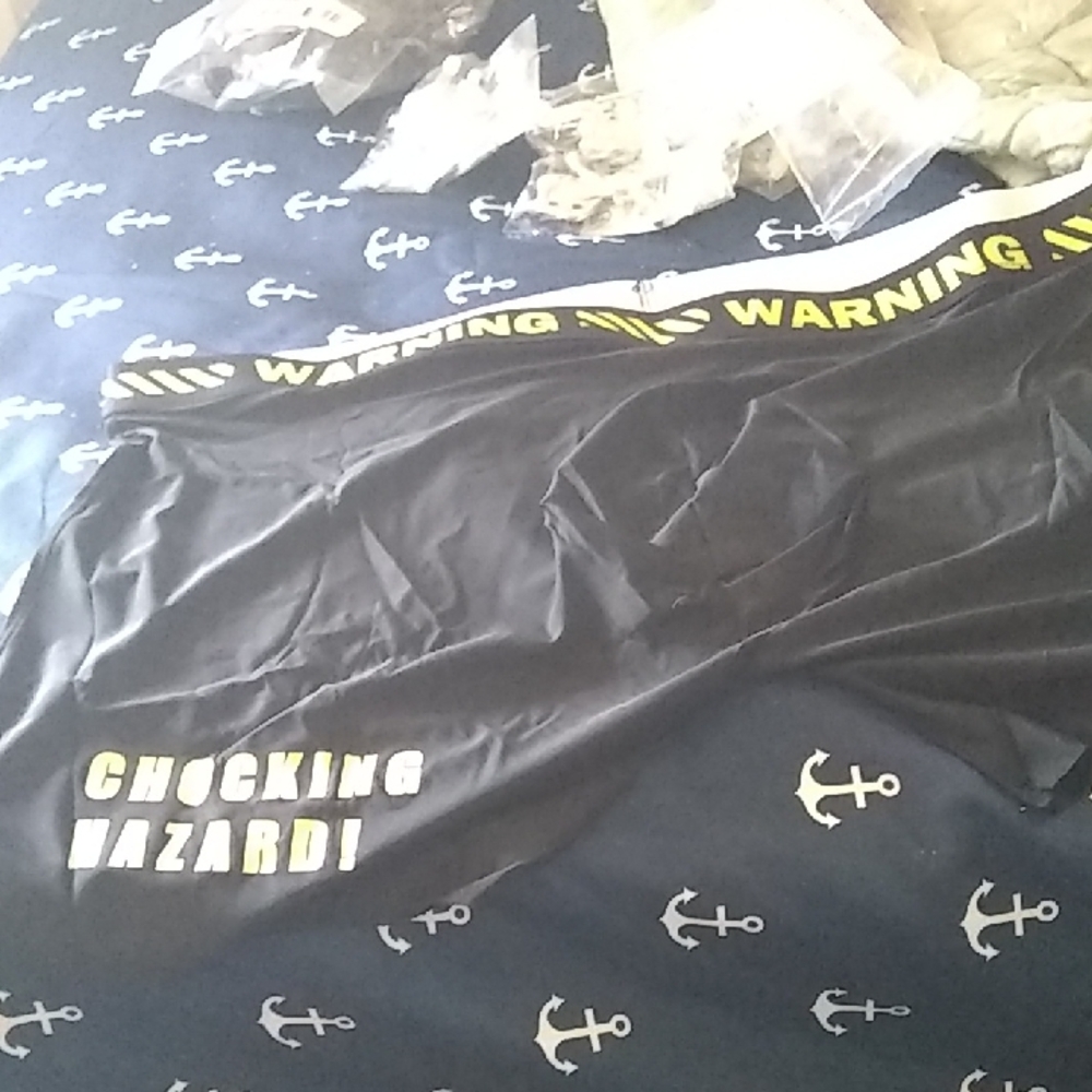 Chocking Hazard Black Boxer Briefs